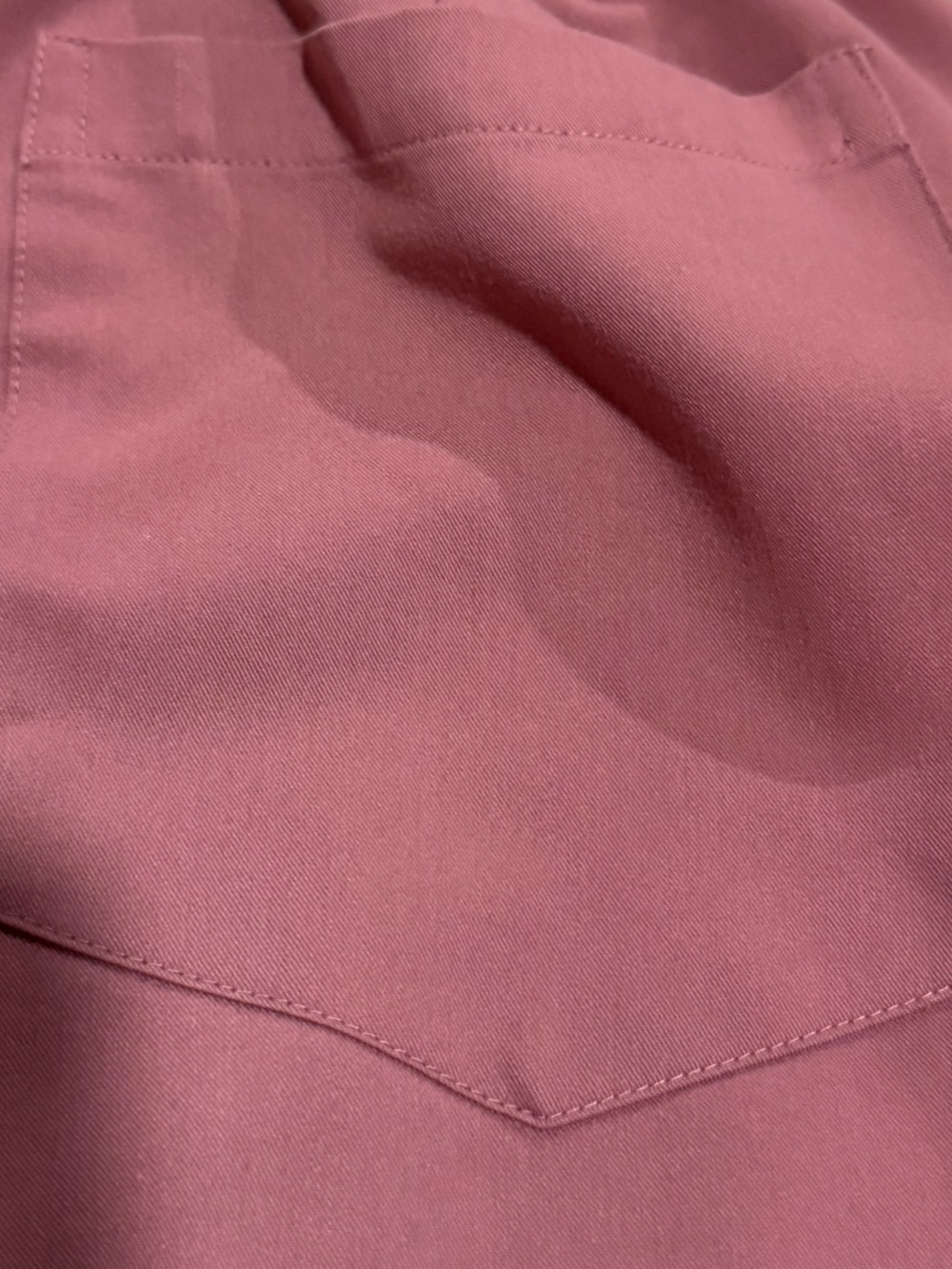 Mandala Women’s V-Neck Scrub Top & Drawstring Pant Set - Dusty Rose Size Small - Picture 15 of 15